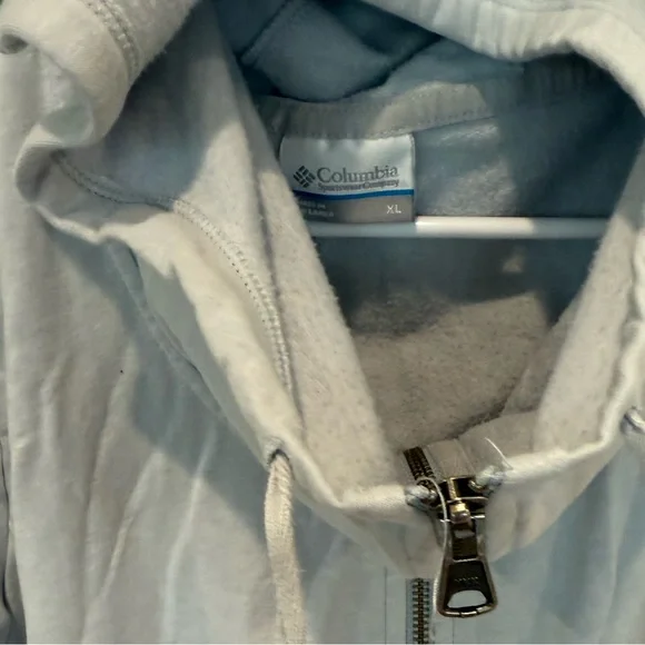 Worn once! Columbia zip up hoody women's size XL - Picture 3 of 6